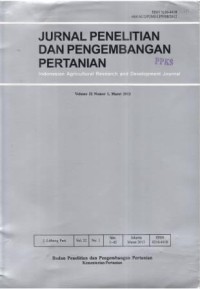 Jurnal Penelitian dan Pengembangan Pertanian Volume 32 Nomor 1, Maret 2013