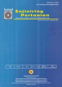 Jurnal Enjinering Pertanian Volume IX Nomor 1 April 2011