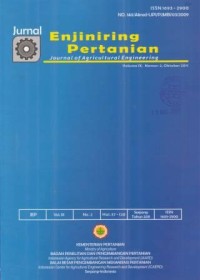 Jurnal Enjinering Pertanian Volume IX Nomor 1 April 2011