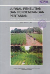 Jurnal Penelitian dan Pengembangan Pertanian Volume 25 Nomor 2 Tahun 2006