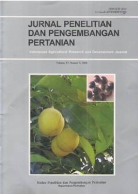 Jurnal Penelitian dan Pengembangan Pertanian Volume 27 Nomor 3 Tahun 2008