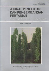 Jurnal Penelitian dan Pengembangan Pertanian Volume 28 Nomor 2 Tahun 2009