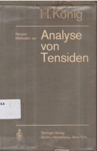 Neuere Methoden zur : Analyse von Tensiden