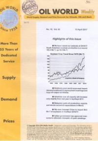 Oil World Weekly Vol. 60 No. 15 / 13 April 2017