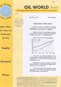 Oil World Weekly Vol. 60 No. 26 / 30 June 2017