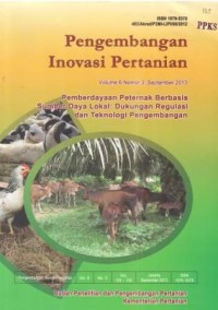 Pengembangan Inovasi Pertanian Volume 6 Nomor 3 September 2013