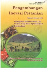 Pengembangan Inovasi Pertanian Volume 5 Nomor 4, Tahun 2012