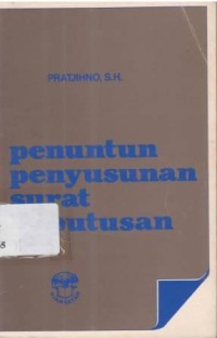 Penuntun Penyusunan Surat Keputusan