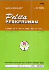 Pelita Perkebunan Volume 31 Number 1 April 2015