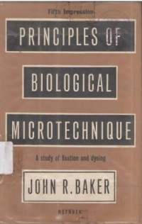 Principles of Biological Microtechnique