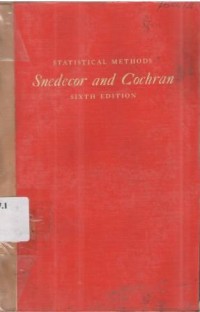 Statistical Methods. 6th Ed. Ames,