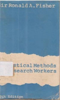 Statistical methods for research workers. 14th Ed.