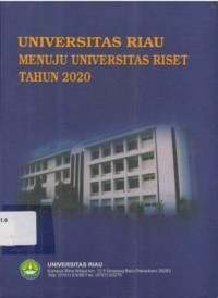 Universitas Riau menuju Univ. Riset tahun 2020