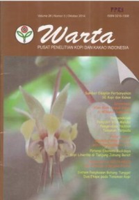 Warta Pusat Penelitian Kopi dan Kakao Indonesia Volume 26 No. 3 Oktober 2014