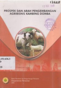 Prospek dan arah pengembangan agribisnis kambing domba