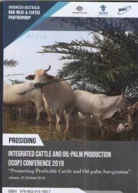 PROSIDING INTEGRATED CATTLE AND OIL-PALM PRODUCTION (ICOP)CONFERENCE 2019