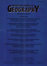 INDONESIA JOURNAL OF GEOGRAPHY Vol 40 No 2 December 2008