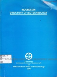 Indonesian directory of biotechnology