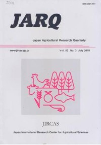 Japan Agricultural Research Quarterly ( JARAQ ) Vol. 52 No. 3 jULY 2018