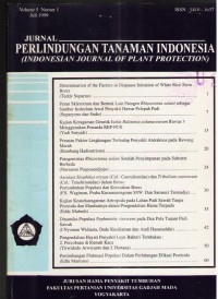 JURNAL PERLINDUNGAN TANAMAN INDONESIA Vol 5 No 1 Juli 1999