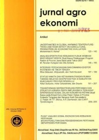 jurnal agro ekonomi vol 10 no 2 oktober 1991