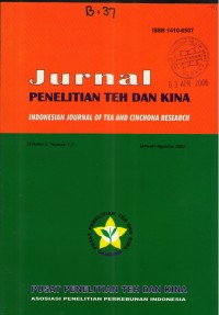 Jurnal Penelitian Teh dan Kina Vol. 8 No. 1-2 Januari-Agustus 2005