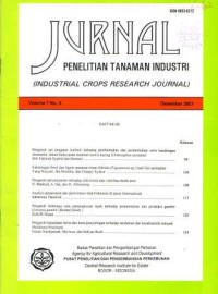Jurnal Penelitian Tanaman Industri Volume 8 No. 2  JUNI 2002