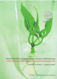 Laporan Tahunan PT. Riset Perkebunan Nusantara Tahun 2012