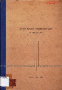 Pertemuan Pengusaha Perkebunan Swasta se Sumatera Utara Tahun 1984/1985