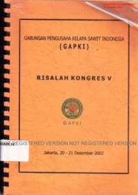 Risalah Kongres V, Jakarta, 20-21 Des.2002