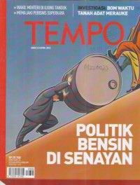 Tempo Edisi 2-8 April 2012