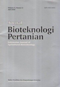 Jurnal Bioteknologi Pertanian Vol.5 No.2 Juli 2000