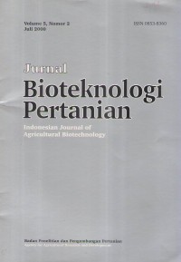Jurnal Bioteknologi Pertanian Vol.5 No.2 Juli 2000