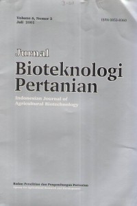 Jurnal Bioteknologi Pertanian Vol.6 No.2 Juli 2001