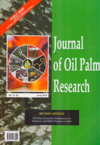 Journal of Oil Palm Research (JOPR) vol.31 (2) June 2019
