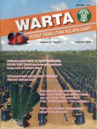 Warta PPKS Volume 11 Nomor 1 Februari 2003