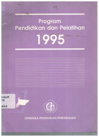 Program pendidikan dan pelatihan 1995.