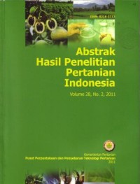 ABSTRAK HASIL PENELITIAN PERTANIAN INDONESIA VOLUME 28,No. 2 - 2011