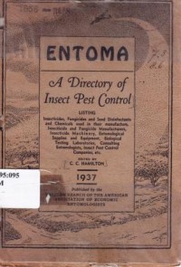 Entoma. A directory of insect pest control