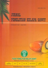 Jurnal Penelitian Kelapa Sawit Volume 22 No. 1 April 2014