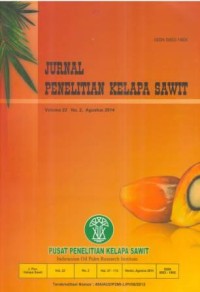 Jurnal Penelitian Kelapa Sawit Volume 22 No. 3 Desember 2014