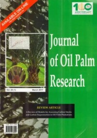 Journal of Oil Palm Research (JOPR) Vol. 29 (1) March 2017