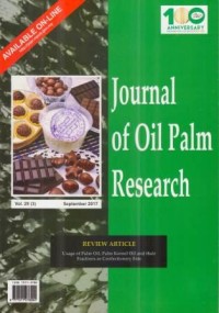 Journal of Oil Palm Research (JOPR) Vol. 29 (3) September 2017