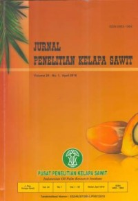 Jurnal Penelitian Kelapa Sawit Volume 24 No. 1 April 2016