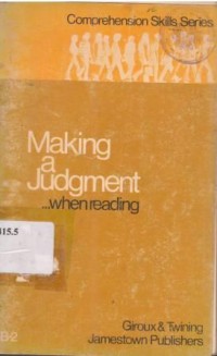 Making a Judgment