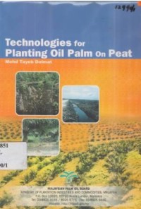 Technologies for Planting Oil Palm on Peat