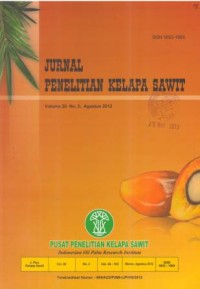 Jurnal Penelitian Kelapa Sawit Volume 20 No. 2, Agustus 2012