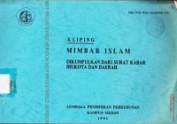 Kliping Mimbar Islam, Mei - Juni - Juli - Agustus 1991