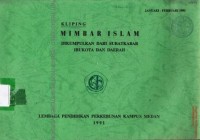 Kliping mimbar Islam, Januari-Februari 1991