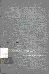 Image of Technical writing, techniques for engineers
